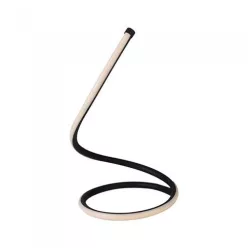   Designer asztali LED lámpa, olvasólámpa, fekete (12W) meleg fehér