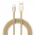 Ruby USB - Micro USB pamut-szövetkábel (1 méter) arany - USB 2.0