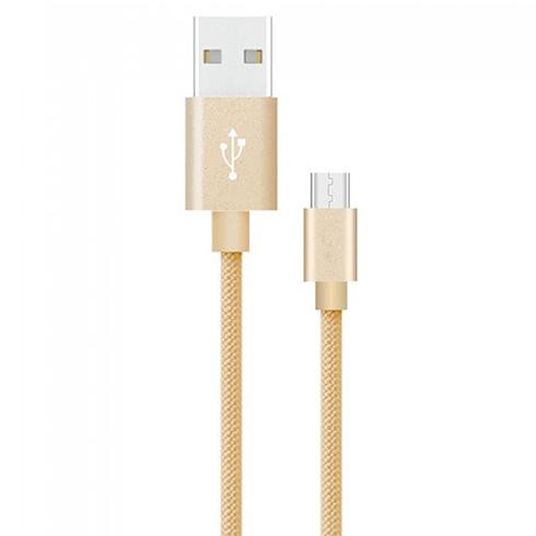 Platinum USB - USB-C nejlon-szövetkábel (1 méter) arany - USB 2.0