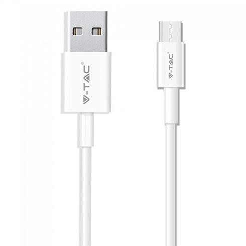 Silver USB - USB-C adatkábel, töltőkábel (1 méter) fehér - USB 2.0