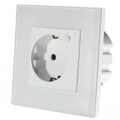 Üveg fali aljzat WIFI kapcsolattal fehér