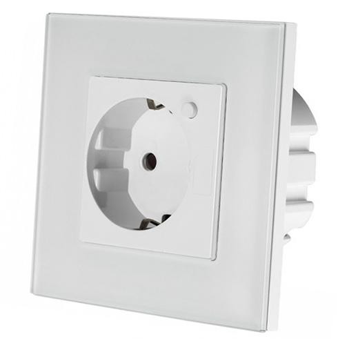 Üveg fali aljzat WIFI kapcsolattal fehér