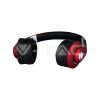 Bluetooth fejhallgató (500 mAh akkuval) piros