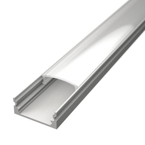 Alumínium profil LED szalaghoz  fehér ALP-002 opál búra