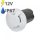 LED talajlámpa 4 nyílással (1W/10lm) hideg fehér IP67, fehér - 12V!