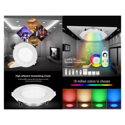 FullColor LED panel 6W - RGB+CCT, fényerőszabályozható