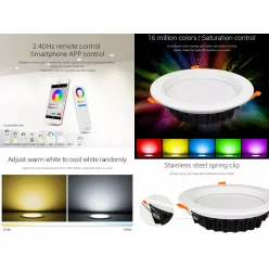 FullColor LED panel 25W - RGB+CCT, fényerőszabályozható