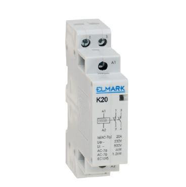 Moduláris mágneskapcsoló 40A 2 érintkezős 230VAC 2NC