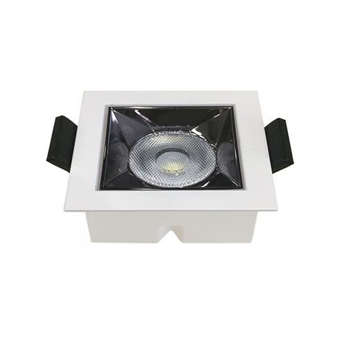 Szpot LED lámpa (4W /12°) hideg fehér, négyzet forma, süllyesztett, PRO Samsung