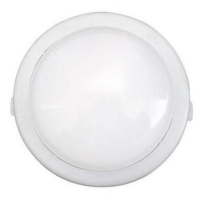 LED hajólámpa opál búrás, kerek 6W