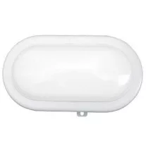 LED hajólámpa opál búrás, ovális 6W