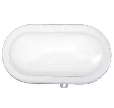 LED hajólámpa opál búrás, ovális 6W