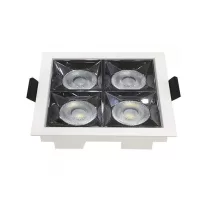   Szpot LED lámpa (16W /12°) meleg fehér, négyzet forma, süllyesztett, PRO Samsung
