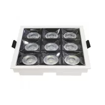   Szpot LED lámpa (36W /12°) meleg fehér, négyzet forma, süllyesztett, PRO Samsung