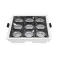 Szpot LED lámpa (36W /12°) meleg fehér, négyzet forma, süllyesztett, PRO Samsung