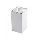 Alu spot falon kívüli lámpatest (négyzet- GU10) fehér