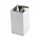 Alu spot falon kívüli lámpatest (négyzet- GU10) króm