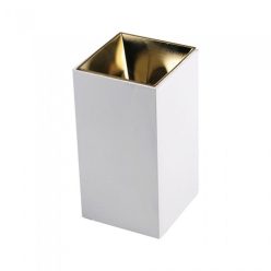 Alu spot falon kívüli lámpatest (négyzet- GU10) arany