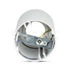 Alu spot falon kívüli lámpatest (kerek - GU10) fehér