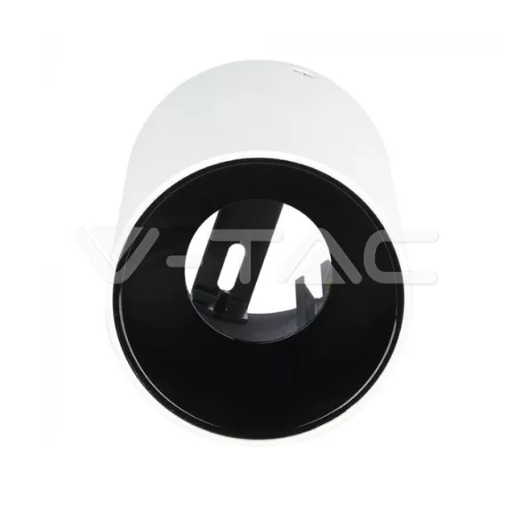 Alu spot falon kívüli lámpatest (kerek - GU10) fekete