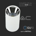 Alu spot falon kívüli lámpatest (kerek - GU10) króm