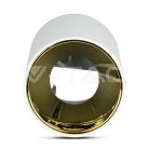 Alu spot falon kívüli lámpatest (kerek - GU10) arany