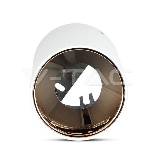 Alu spot falon kívüli lámpatest (kerek - GU10) rózsa arany