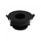 Billenthető kör alakú spot lámpatest, fekete