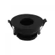 Billenthető kör alakú spot lámpatest, fekete