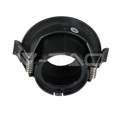 Billenthető kör alakú spot lámpatest, fekete