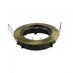 Billenthető Olcsó slim spot lámpatest (kör), arany