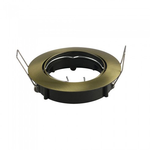 Billenthető Olcsó slim spot lámpatest (kör), arany