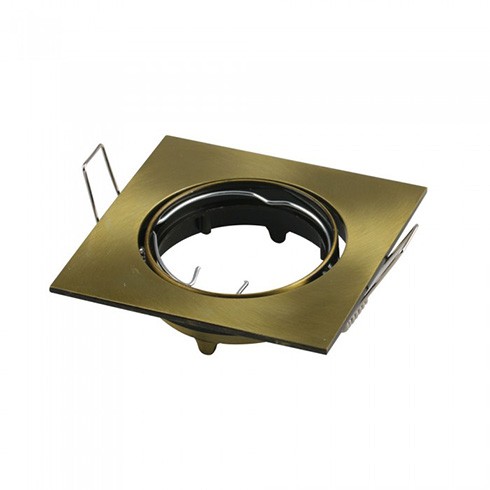 Billenthető Olcsó slim spot lámpatest (négyzet), arany