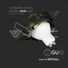 Billenthető Olcsó slim spot lámpatest (négyzet), arany