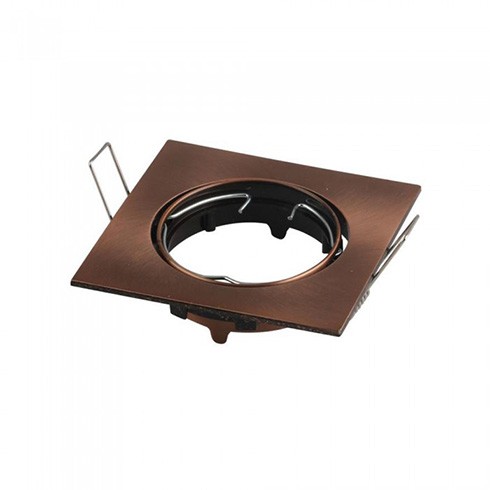 Billenthető Olcsó slim spot lámpatest (négyzet), arany