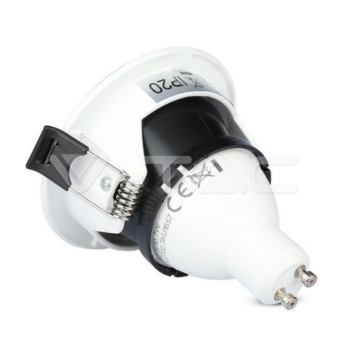 Billenthető kör alakú spot lámpatest, fekete-fehér