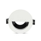 Billenthető kör alakú spot lámpatest, fekete-fehér (félkör forma)