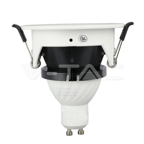 Billenthető kör alakú spot lámpatest, fekete-fehér (félkör forma)