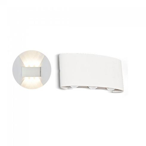 Design oldalfali LED lámpatest, 6W, fehér, természetes fehér