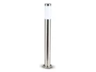Kültéri inox állólámpa E27 foglalattal, rozsdamentes acél, 80 cm