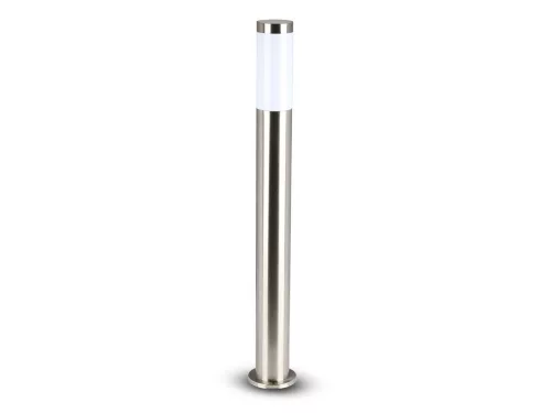 Kültéri inox állólámpa E27 foglalattal, rozsdamentes acél, 80 cm