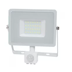   Mozgásérzékelős PRO-W LED reflektor (30W/100°)  természetes fehér