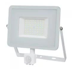   Mozgásérzékelős PRO-W LED reflektor (50 Watt/100°) meleg fehér