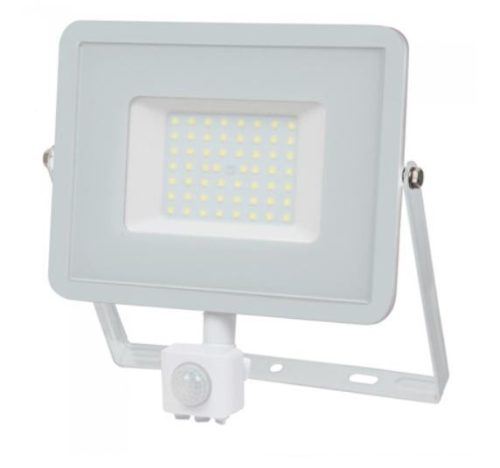 Mozgásérzékelős PRO-W LED reflektor (50 Watt/100°) meleg fehér