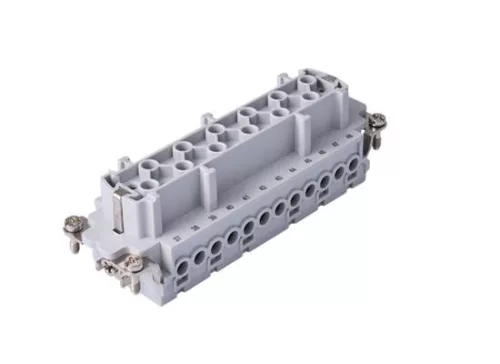 Ipari nehézcsatlakozó, dugalj betét, 24x16A/500V/24P+F