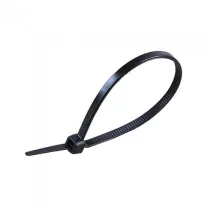   Vezeték rögzítő, kábel kötegelő fekete 3.5x250 mm -100 darab (V-TAC)