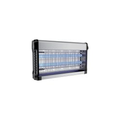   Elektromos  rovarcsapda UV fénycsővel (2x15W) slim, fekete-ezüst