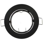 Billenthető Olcsó slim spot lámpatest (kör), fekete