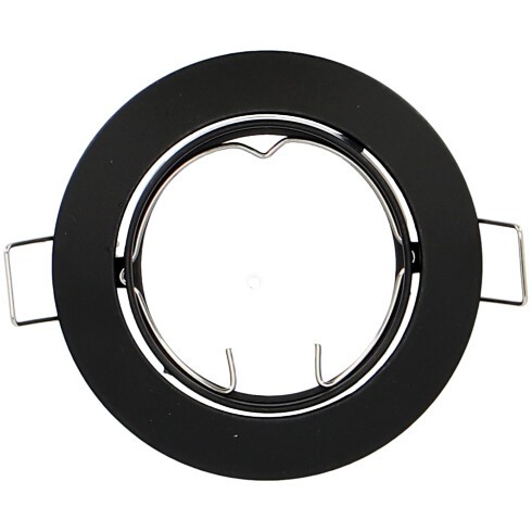 Billenthető Olcsó slim spot lámpatest (kör), fekete