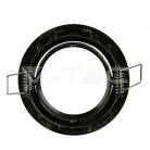 Billenthető Olcsó slim spot lámpatest (kör), fekete